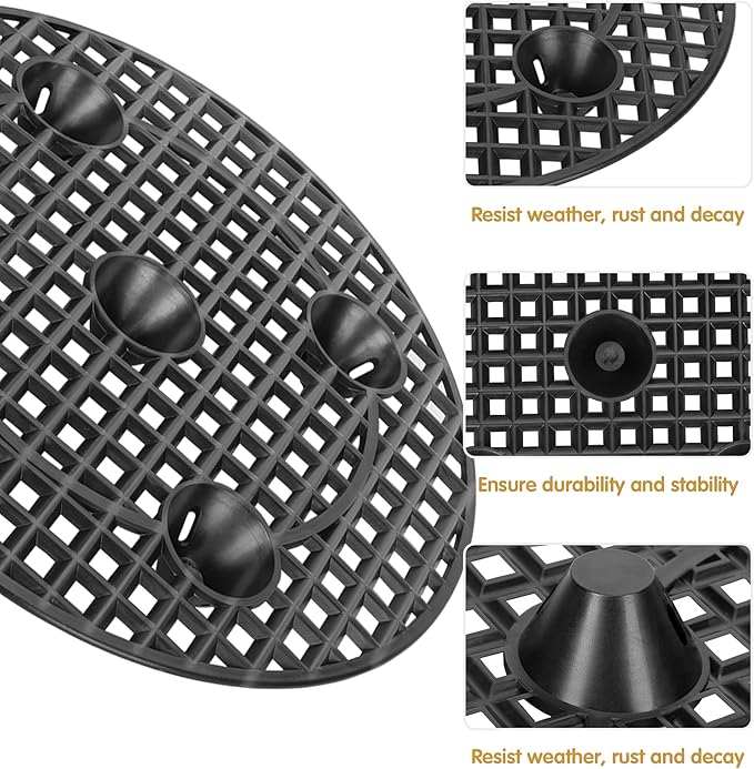 moonoom 6 Pcs Big Potted Plant Stands - Image 3