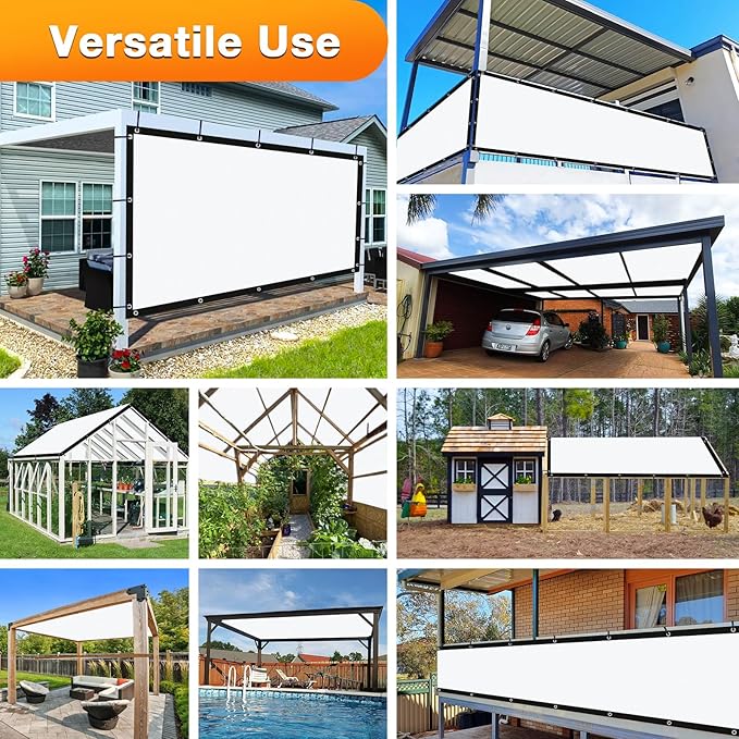 Artpuch Outdoor Pergola Shade Cover 8' X 10' Sun Shade Cloth - Image 6