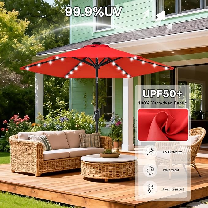 ABCCANOPY Durable Solar Led Patio Umbrellas - Image 4