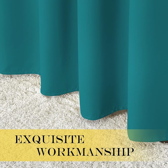 NICETOWN Room Darkening Short Curtain 54 inches Long - Image 5