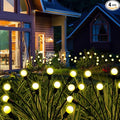 Solar Garden Lights Outdoor, 4 Pack 40 LED Solar Firefly Lights Waterproof by KohlrabiDecor