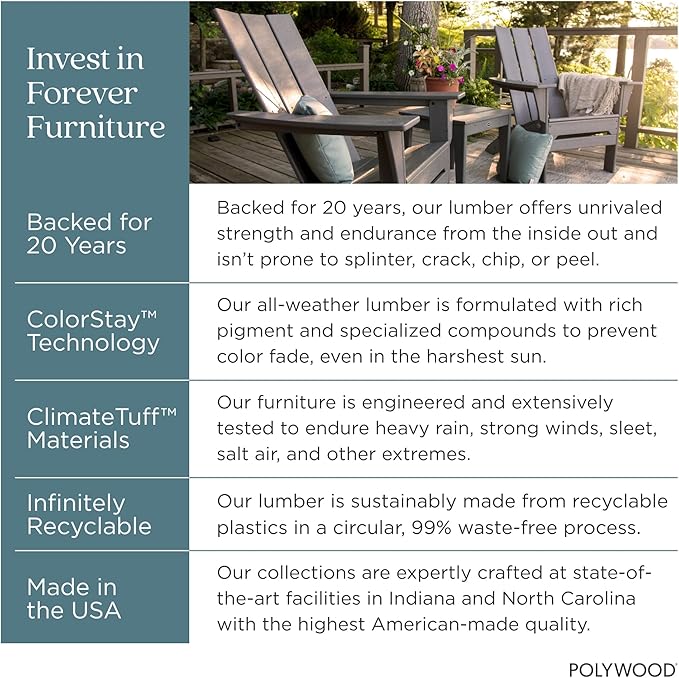 POLYWOOD Presidential Rocking Chair in Aruba - Image 9