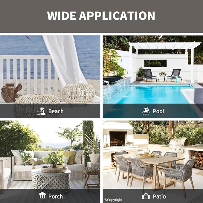 Waterproof Outdoor Curtain W52 x L84 - Image 8