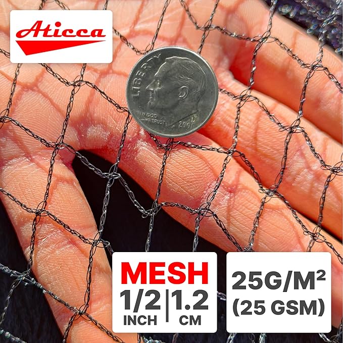 Heavy Duty Bird Netting for Garden Protection & Fruit Trees, 25x25 Ft - Image 3