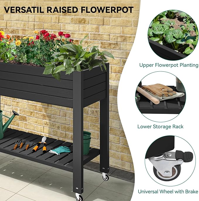 YITAHOME 3.6x1.5x2.8 FT Elevated Garden Bed Kit - Image 3