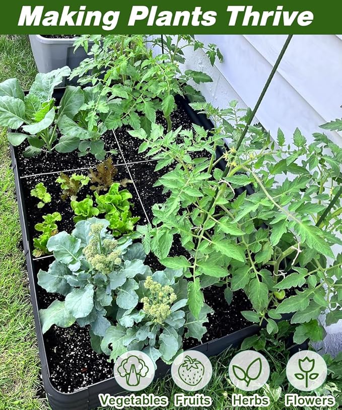 4.3x3.0x1.0ft Raised Garden Bed Kit - Image 6