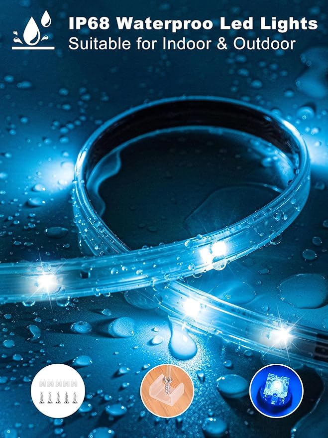 300ft Outdoor Led Strip Lights Waterproof, Ip68 Outside Led Light Strip - Image 2