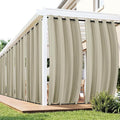 Outdoor Curtains for Patio Waterproof 6 Panels by RichSets