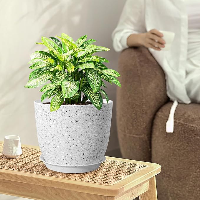 Large Flower Pots 12/10/9 inch, Plant Pots - Image 2