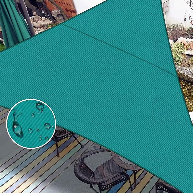 LOVE STORY Right Triangle 6'x7'x9.2' Waterproof Sun Shade Sail Canopy UV Block by LOVESTORY