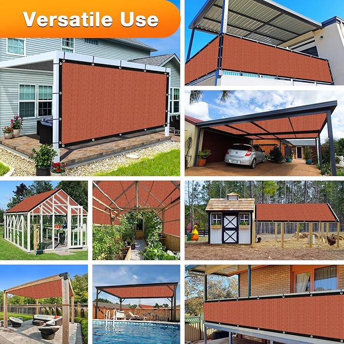 Artpuch 90% Sun Shade Cloth, 10 x 16 FT Pergola Shade Cover Canopy - Image 6