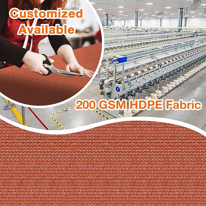 Artpuch 90% Sun Shade Cloth, 4 x 10 FT Pergola Shade Cover Canopy - Image 2