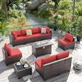ALAULM 10 Pieces Patio Furniture Set by ALAULM