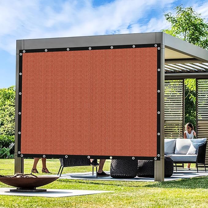 Artpuch 90% Sun Shade Cloth, 4 x 8 FT Pergola Shade Cover Canopy by Artpuch