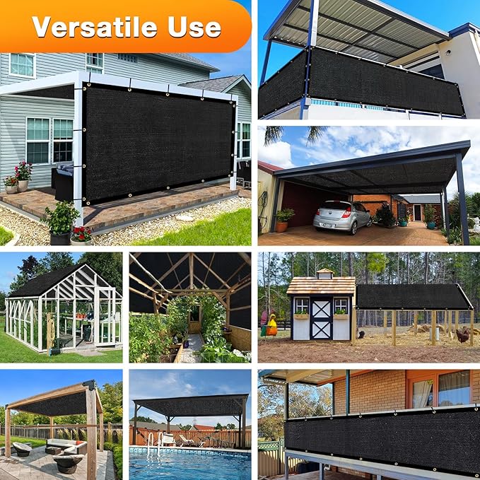 Artpuch Outdoor Pergola Shade Cover 5x20 FT Sun Shade Cloth - Image 6