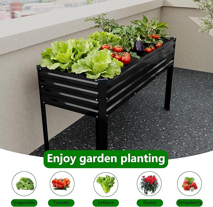 Vengarus Galvanized Raised Garden Bed Outdoor - Image 7