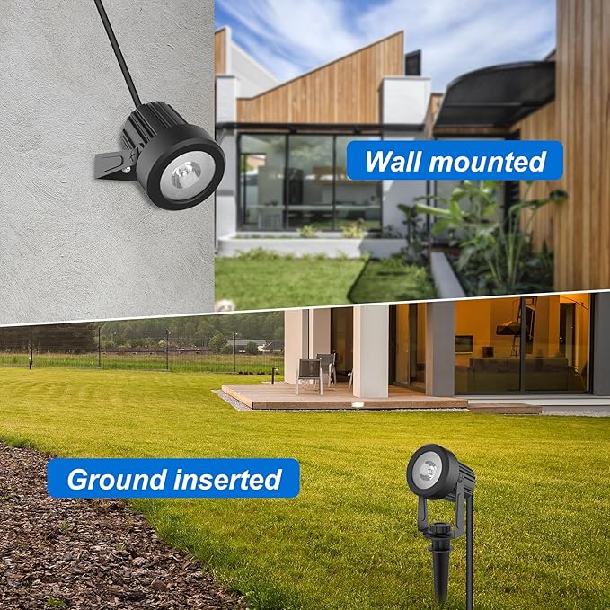 Solar Spot Lights Outdoor, Dusk to Dawn Landscape Spotlights IP65 Waterproof - Image 6