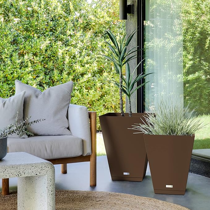 Veradek Nobleton Indoor/Outdoor Wide Square Planter - Image 5