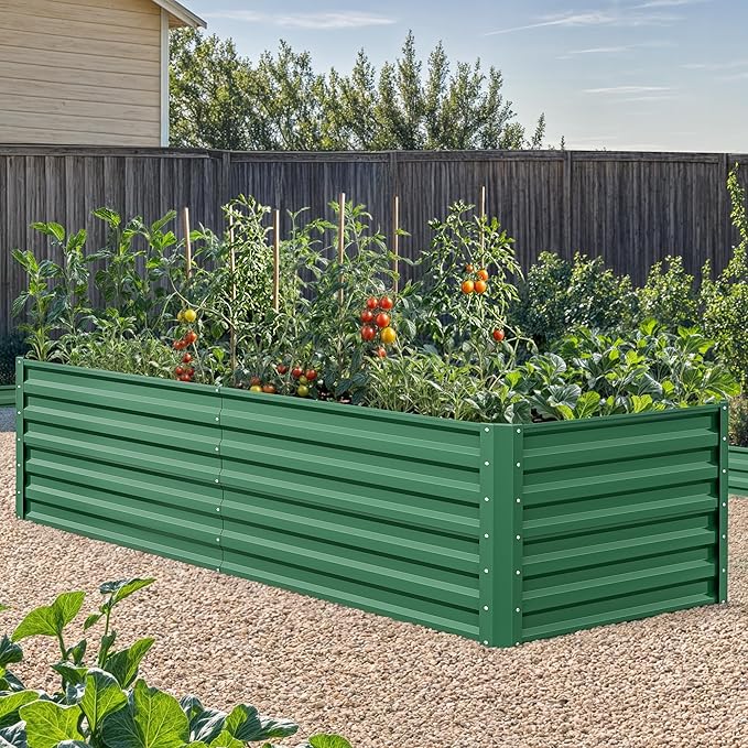 YITAHOME 6x3x2 ft 2pcs Galvanized Raised Garden Bed Kit, Large Metal Planter Box - Image 2