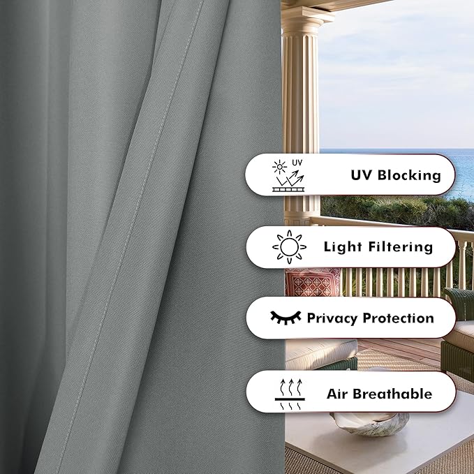 BONZER Waterproof Outdoor Curtains - Image 4