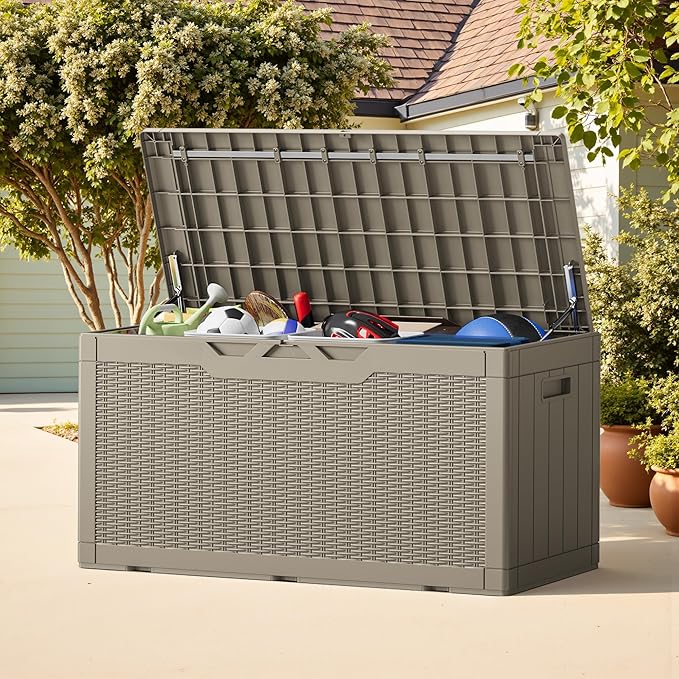 Greesum Outdoor Storage Box 100 Gallon Storage Bin - Image 5