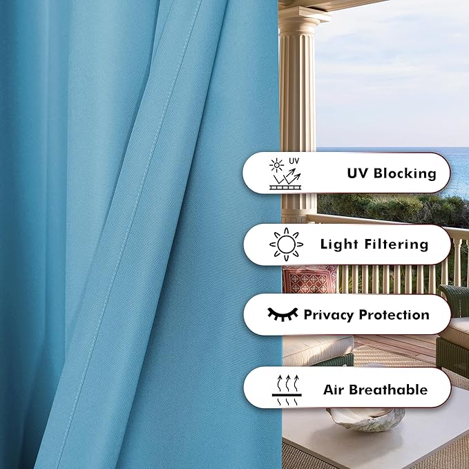 BONZER Waterproof Outdoor Curtains - Image 4