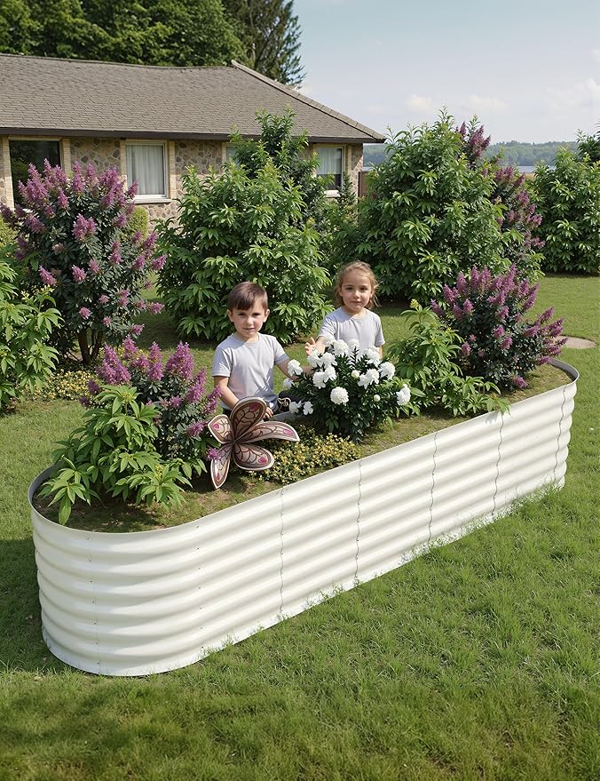 GarveeLife 8x2x2 ft Galvanized Raised Garden Bed - Image 5