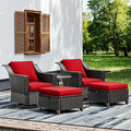 Joyside Wicker Patio Furniture Sets, 5 Pieces Upgraded Large Size Outdoor by Joyside