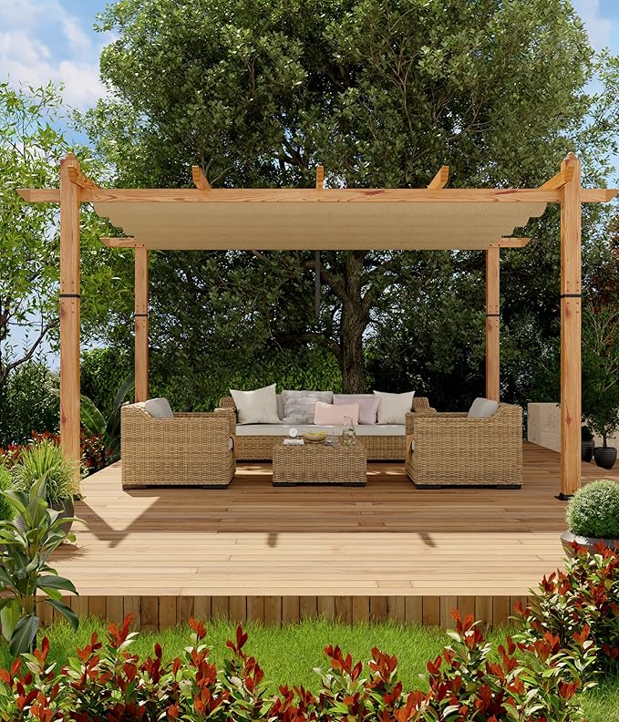 10 x 13 ft Aluminum Pergola - Image 4