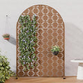 Casaphoria 72" H x 47" W Arched Metal Privacy Screen by Casaphoria