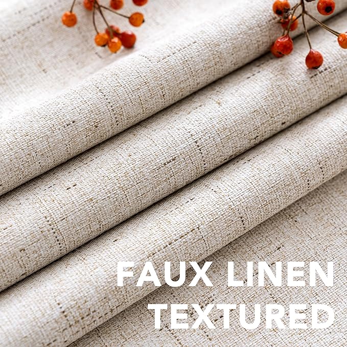 H.VERSAILTEX Blackout Curtains Durable Thick Textured Polyester Blackout Patio - Image 6