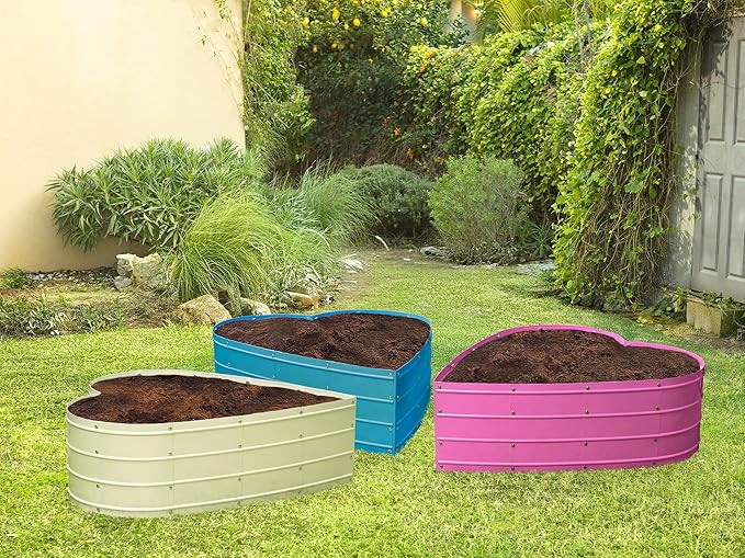 Plant & Plot Galvanized Raised Garden Beds Outdoor // Planter Raised Beds - Image 3