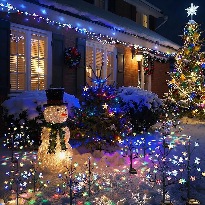 Solar Garden Lights Outdoor, Solar Lights Outdoor Decorative Waterproof - Image 8
