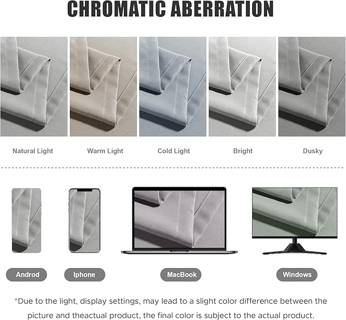 BONZER Outdoor Curtains for Patio Waterproof Thick Privacy Extra Wide Grommet - Image 5