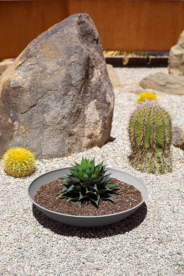Veradek Mason Series Lane Bowl Planter-Large Round Planter - Image 4