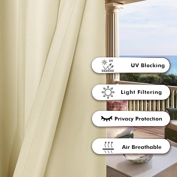 BONZER Outdoor Waterproof Curtains - Image 4