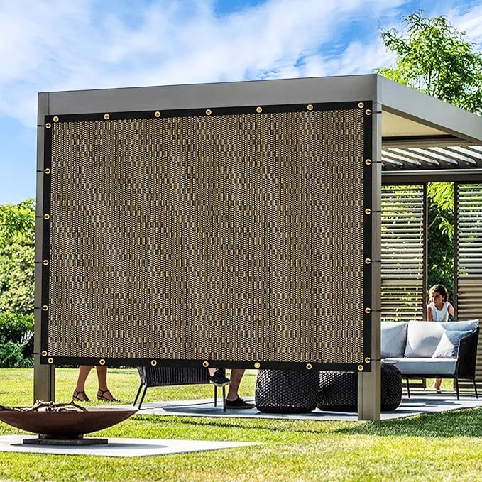 Artpuch Outdoor Pergola Shade Cover 9x13 FT Sun Shade Cloth by Artpuch