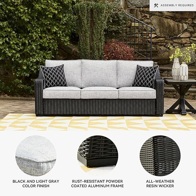 Signature Design by Ashley Beachcroft Casual Nuvella Weather Resistant Fabric - Image 4