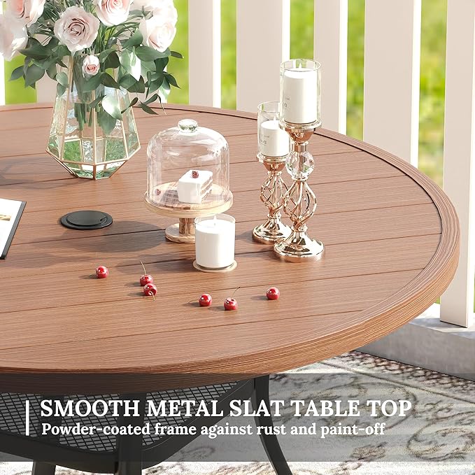 VICLLAX 47.2" Round Patio Table - Image 4