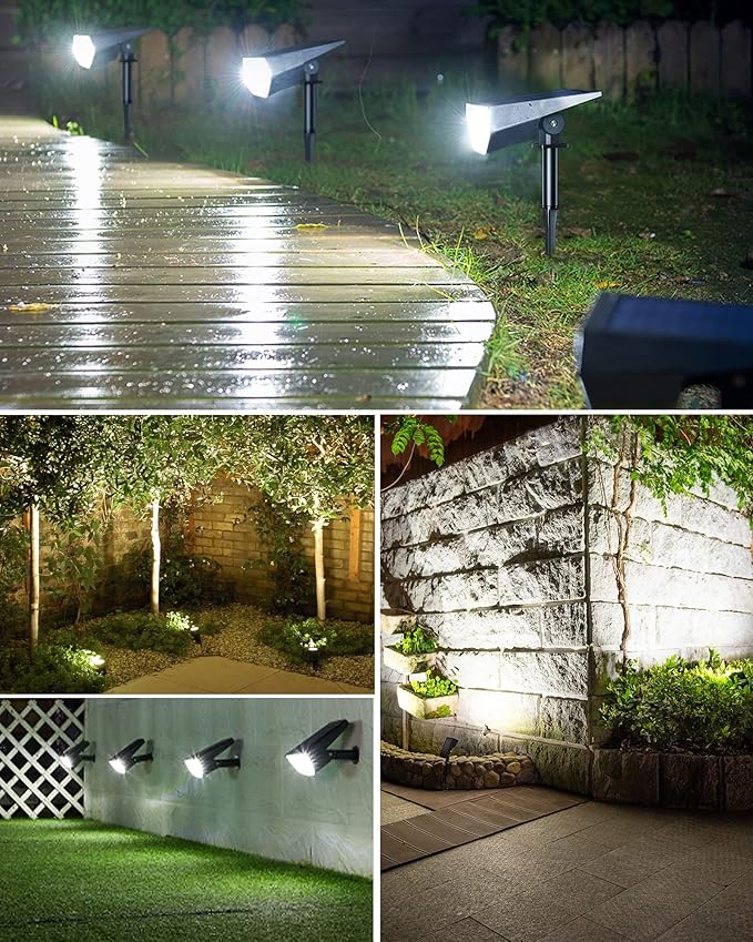 Biling Solar Spot Lights Outdoor, Bright 700 Lumen Solar Lights Outdoor - Image 6