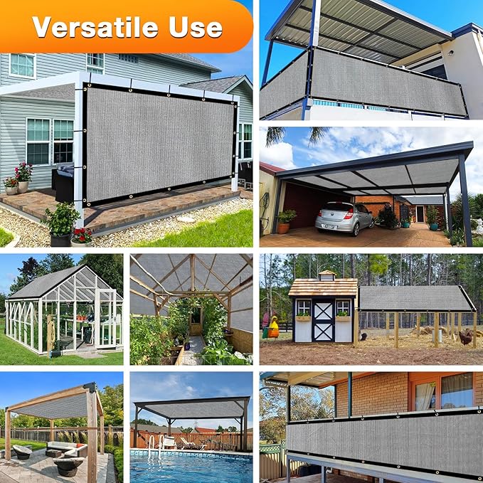 Artpuch Outdoor Pergola Shade Cover 4x16 FT Sun Shade Cloth - Image 6