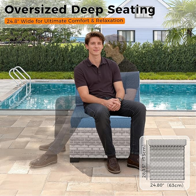 10-Seat Modern Patio Furniture Set - Image 6