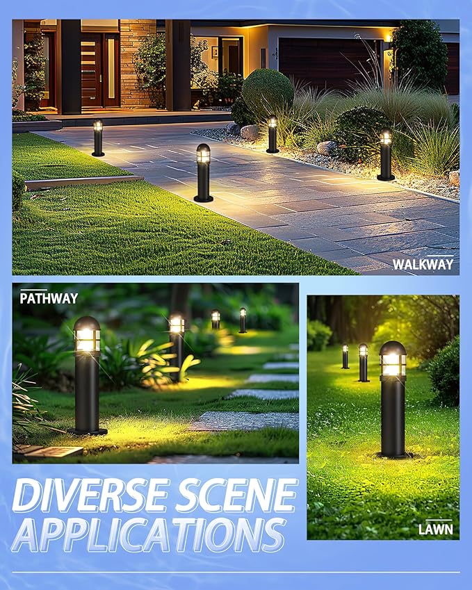 6 Pack LED Low Voltage Landscape Lights, 200LM 12V IP67 Waterproof Holiday - Image 5