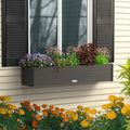 Mayne Vista 4ft Modern Window Box Planter by Mayne