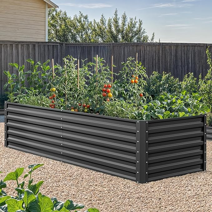 YITAHOME 6x3x2 ft 4pcs Galvanized Raised Garden Bed Kit, Large Metal Planter Box - Image 2
