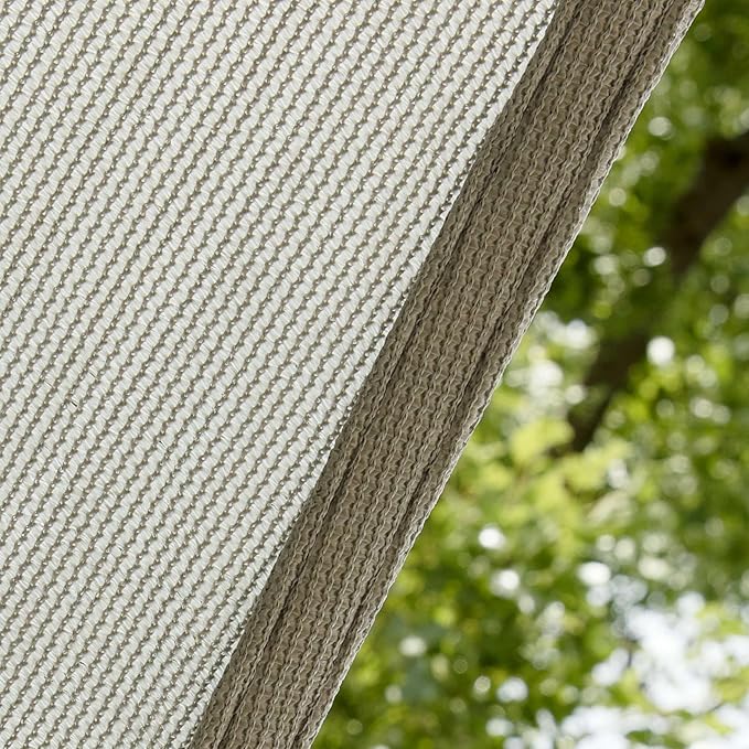 Amgo Custom Size 14' x 18' x 22.8' Grey Right Triangle Sun Shade Sail Order to - Image 8