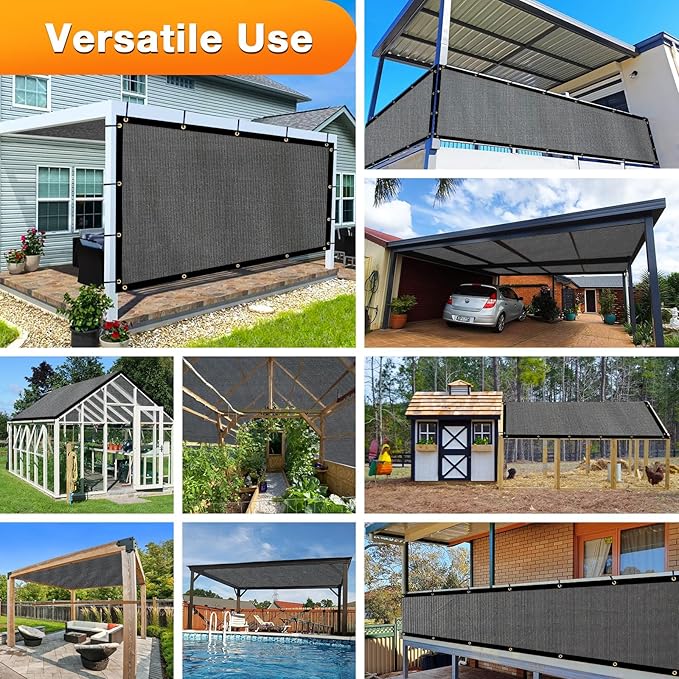 Artpuch Outdoor Pergola Shade Cover 21x24 FT Sun Shade Cloth - Image 6