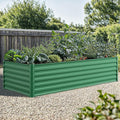 YITAHOME 96x48x24 in Galvanized Raised Garden Bed Kit, Large Metal Planter Box by YITAHOME
