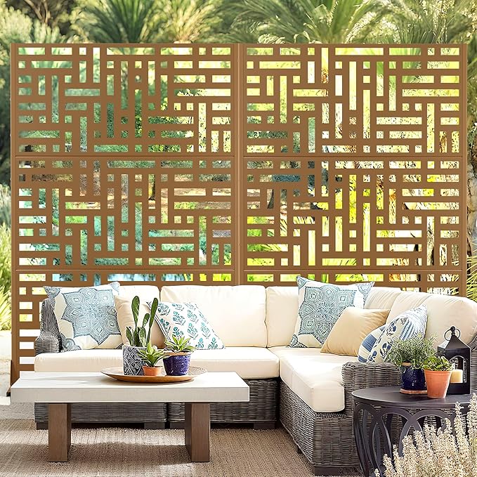 Outdoor Privacy Screen, Freestanding Privacy Fence Panels - Image 7