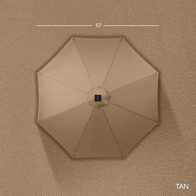 Best Choice Products 10ft Offset Cantilever Hanging Market Patio Umbrella - Image 8